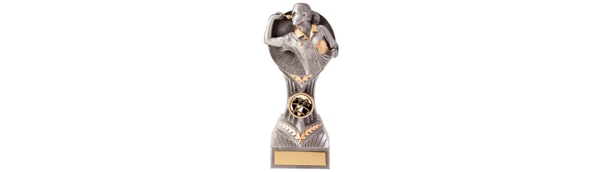 FALCON FEMALE DARTS TROPHY - 4 SIZES - 140CM - 24CM FALCON FEMALE DARTS TROPHY - 4 SIZES - 140CM - 24CM
